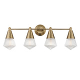Hargreaves Bath Vanity Light Natural Aged Brass by Maxim Lighting