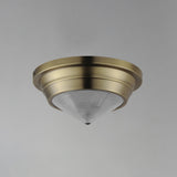 Hargreaves Flush Mount Natural Aged Brass by Maxim Lighting