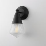 Hargreaves Wall Sconce Black by Maxim Lighting