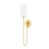 Harlem Wall Sconce - Aged Brass by Hudson Valley