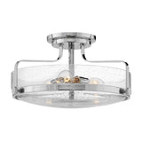 Harper Medium Semi-Flush Mount - Chrome - by Hinkley