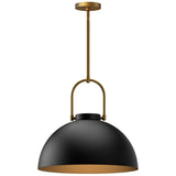 Harper Pendant Light Small Matte Black Shade By Alora