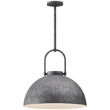 Harper Pendant Light Small Steel Shade By Alora