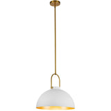 Harper Pendant Light White Small By Alora