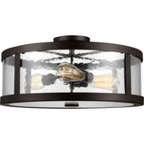 Harrow Semi-Flushmount — 19 5/8", Oil Rubbed Bronze