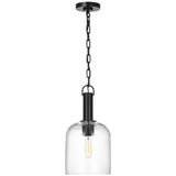 Hartley Pendant Aged Iron By Visual Comfort Studio - Front View