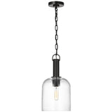 Hartley Pendant Aged Iron By Visual Comfort Studio