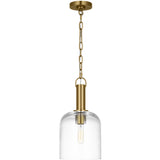 Hartley Pendant Burnished Brass By Visual Comfort Studio - Front View