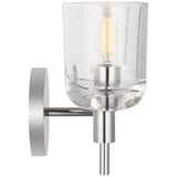 Hartley Vanity Light 2 Lights Polished Nickel By Visual Comfort Studio - Side View