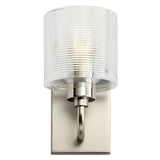 Harvan Wall Sconce Satin Nickel 1 Light By Kichler