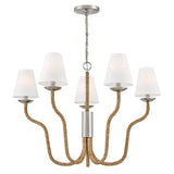 Harwich Medium Chandelier - Polished Nickel - by Hinkley