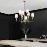 Hatfield Chandelier Vibrant Gold By Crystorama-Lifestyle View