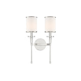 Hatfield Sconce 12'' Polished Nickel