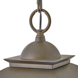 Hawthorne Hanging Pendant - Blackened Brass