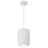 Hayden Pendant Light Antique White By Kuzco Bottom View
