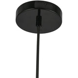 Hayden Pendant Light Glossy Black By Kuzco Canopy View