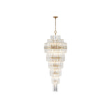 Hayes Cascade Chandelier 24'' Aged Brass