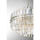 Hayes Chandelier by Crystorama - 22" Polished Nickel (view 3)