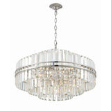 Hayes Chandelier by Crystorama - 28" Polished Nickel