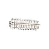 Hayes Crystal Bathroom Vanity Light 23.5'' Polished Nickel