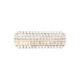Hayes Crystal Bathroom Vanity Light 23.5'' Polished Nickel