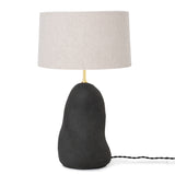 Hebe Lamp Base Medium Dark Grey Short Natural Ferm Living