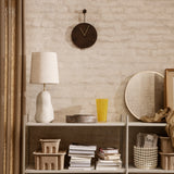 Hebe Lamp Base Medium Off White Natural Ferm Living Lifestyle View 1