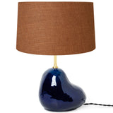 Hebe Lamp Base Small Deep Blue Short Curry By Ferm Living