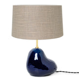 Hebe Lamp Base Small Deep Blue Short Sand By Ferm Living