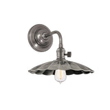 Heirloom Wall Sconce - Scalloped - Historic Nickel by Hudson Valley