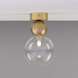 Helena Ceiling Light Satin Brass