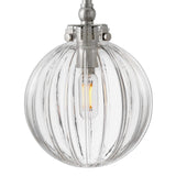 Helene Medium Single Light Sconce - Polished Nickel