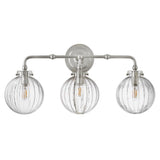 Helene Three Light Sconce - Polished Nickel