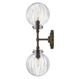 Helene Two Light Sconce - Heritage Bronze