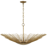 Helios wide Pendant Antique Gild By Visual Comfort Studio