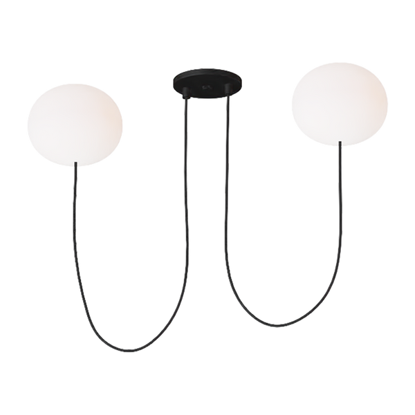 Helium Chandelier 2 Light Small By Visual Comfort Modern