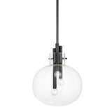 Hempstead Pendant - 13.75 Inch - Black Brass by Hudson Valley