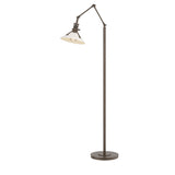Henry Floor Lamp in Bronze, White by Hubbardton Forge
