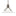 Henry Glass Shade Pendant in Bronze, Clear Glass by Hubbardton Forge