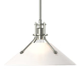 Henry Glass Shade Pendant in Sterling, Frosted Glass by Hubbardton Forge
