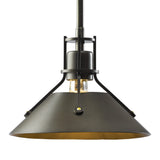 Henry Mini Pendant, shown in Black, Dark Smoke, by Hubbardton Forge