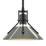 Henry Mini Pendant in Black, Sterling by Hubbardton Forge