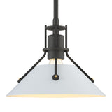 Henry Mini Pendant in Natural Iron, White by Hubbardton Forge