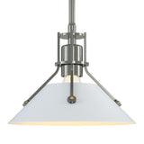 Henry Mini Pendant in Sterling, White by Hubbardton Forge