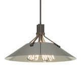 Henry Pendant in Dark Smoke, Sterling by Hubbardton Forge