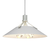 Henry Pendant in Vintage Platinum, White by Hubbardton Forge