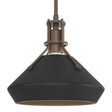Henry Pendant with Chamfer in Bronze, Black by Hubbardton Forge