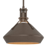 Henry Pendant with Chamfer in Bronze, Bronze by Hubbardton Forge