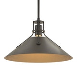 Henry Steel Shade Pendant in Black, Oil Rubbed Bronze by Hubbardton Forge