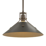 Henry Steel Shade Pendant in Bronze, Black by Hubbardton Forge